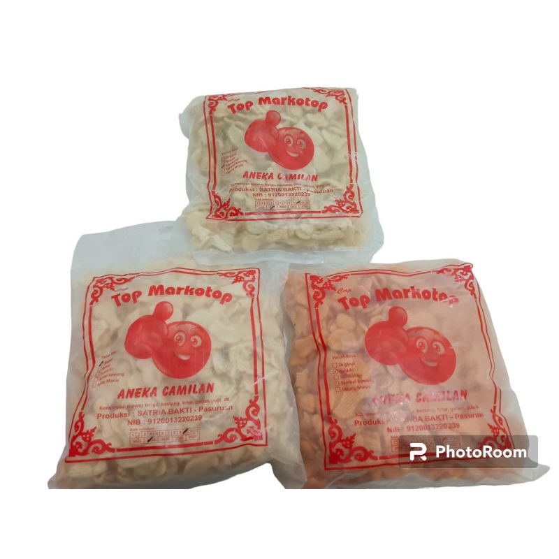 

CAMILAN TOP MARKOTOP KERUPUK IKAN VARIAN ORIGINAL BALADO DAN SAMBAL IJO BERAT KURLEB 210GR