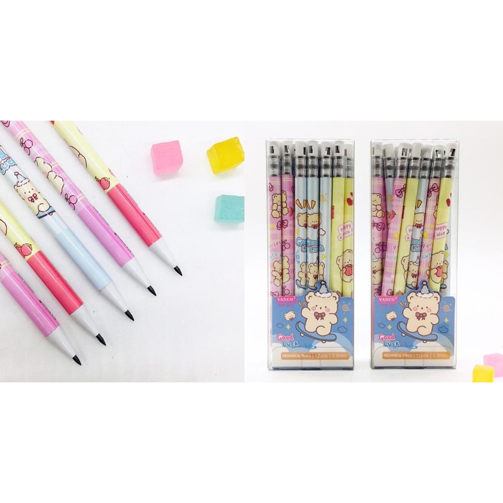 

PENSIL MEKANIK MP-201 VANCO (2.0mm) / PENSIL CETEK LUCU