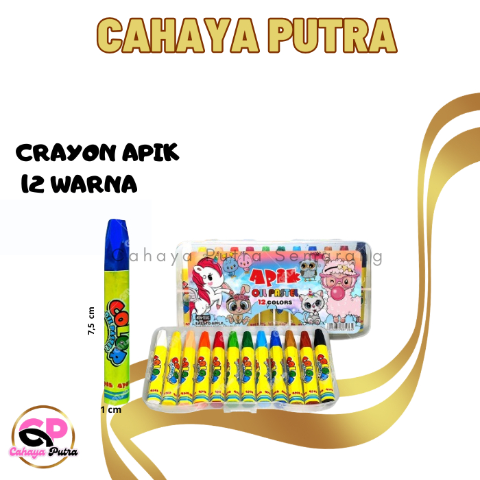 

OIL PASTEL APIK 12WARNA/18WARNA