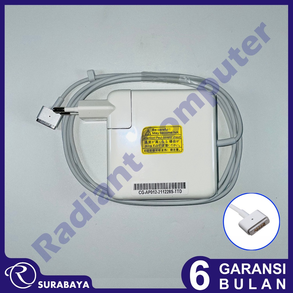 Replacement Adaptor Charger Apple Macbook Pro 15 2012 MC975 MC976