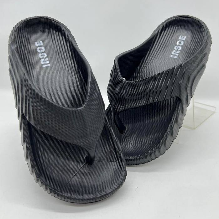 PROMO 2.2 PUNCAK Irsoe 382 Sandal Anak Laki-Laki Sandal Jepit Karet Pria Remaja Dewasa Hitam Polos M
