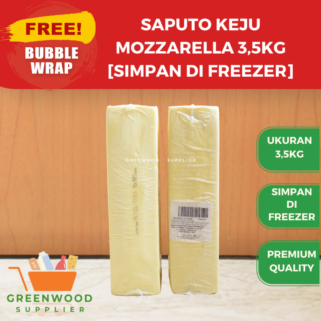 Saputo Mozzarella Cheese / Keju Mozzarella - 3,5KG