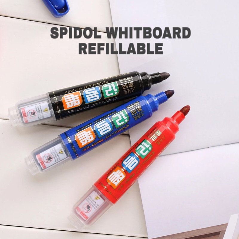 

HD Spidol Whiteboard Marker Spidol Refillable Whiteboard