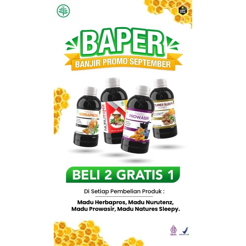 

Madu Herbal Asli 1 Paket 1 Tahun