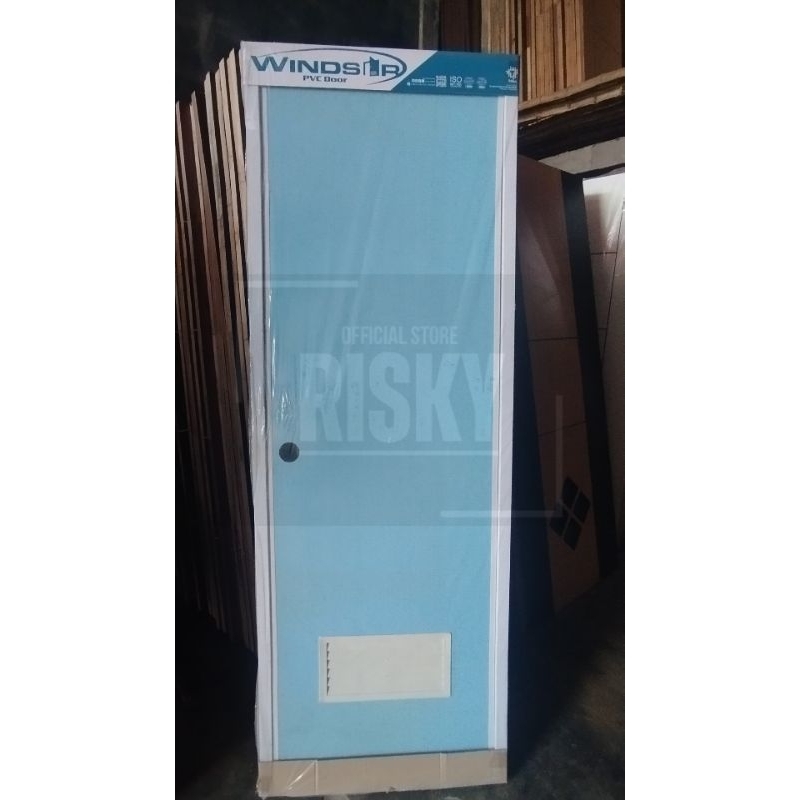 Pintu Kamar|Pintu PVC|Satu Set Pintu Kamar Mandi PVC|Pintu Tahan Air