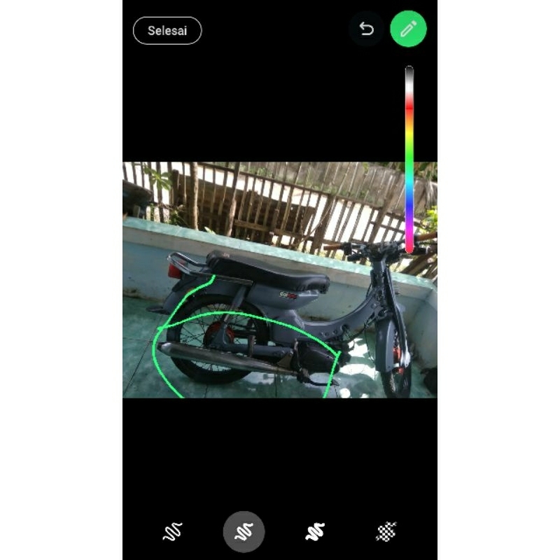 knalpot original yamaha v80 super deluxe