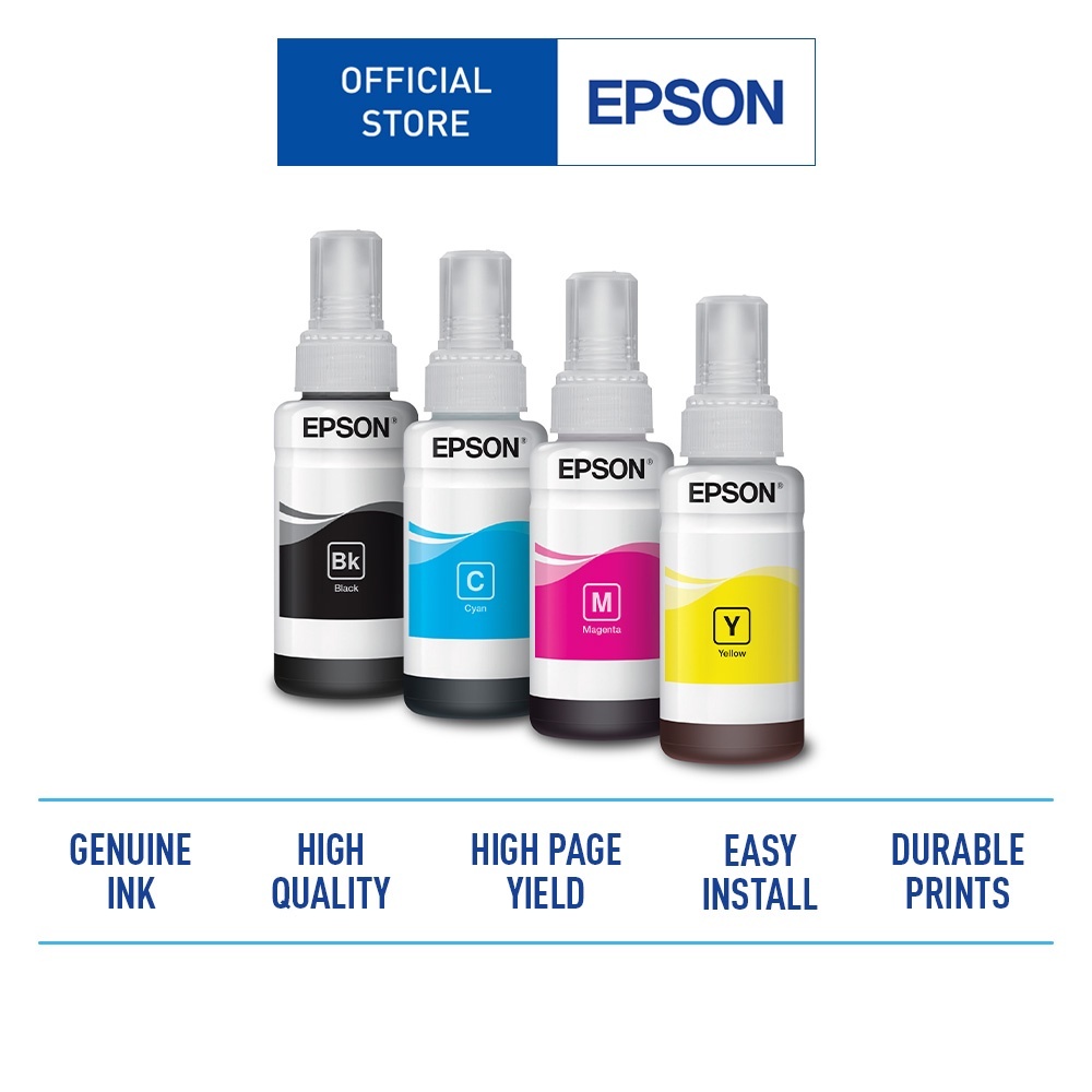 Epson Tinta T664 1 set 664 Tinta Printer Epson Original