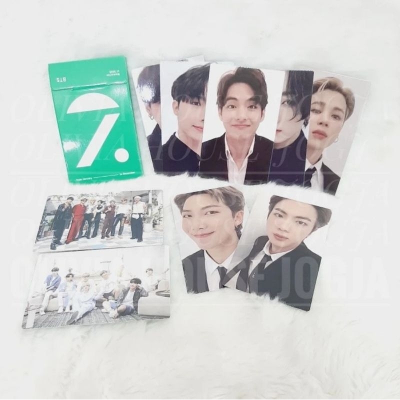 Photocard BTS Memories of 2020 Hijau BTS B Mini Photocard Memories of 2020 BTS B Hijau