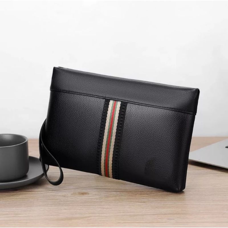 SStore Bussiness Clutch PU Leather Osaka Tas Tangan Handbag Pria Wanita