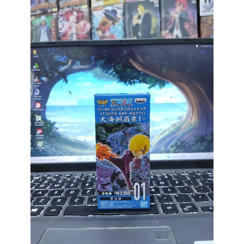 ACTION FIGURE ORIGINAL WCF ONEPIECE SANJI WT100 BIB ASVER