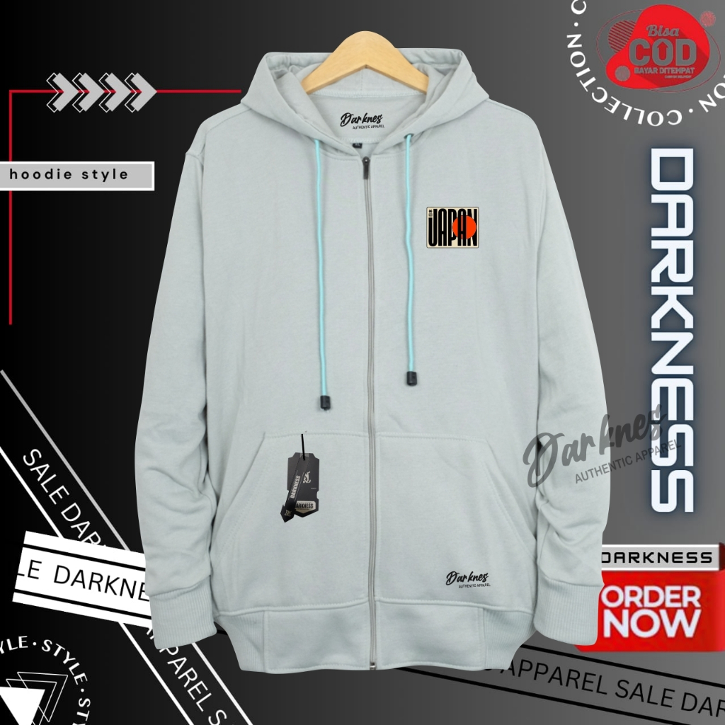 Sweater Hoodie Sweater Distro Zipper Polos Hoodie Pria Resleting Jumbo Sablon LOGO JAPAN Jacket zipp