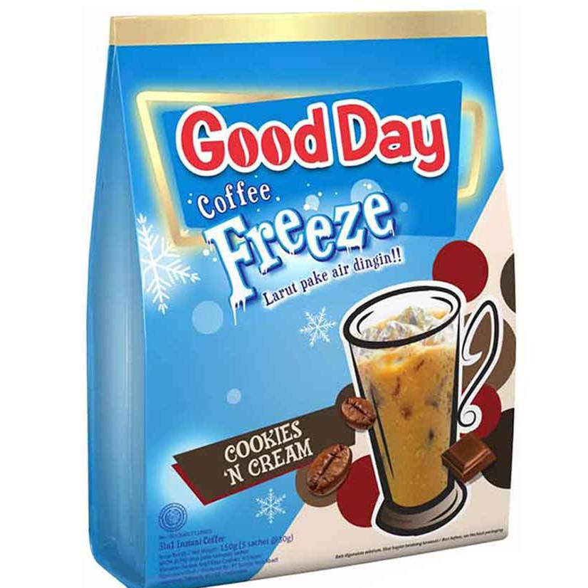 

good day coffee freeze isi 5 - good day freeze cookies and cream - good day freeze hazelnut macchiato