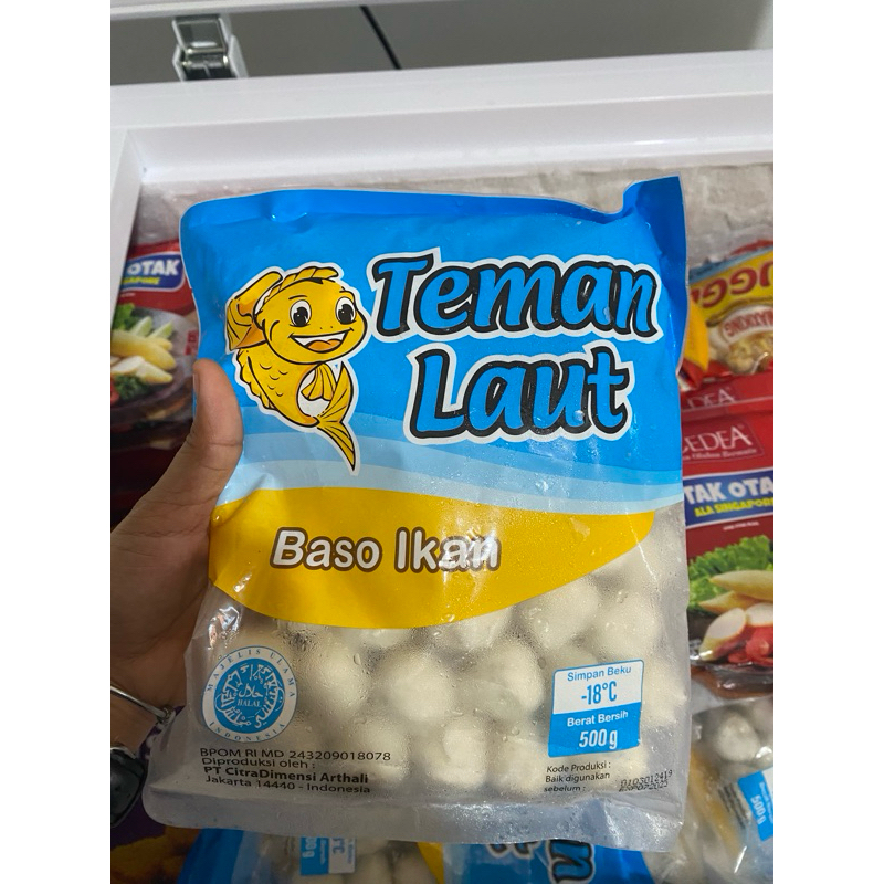 

Teman Laut bakso ikan 500 gr