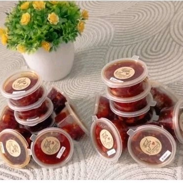

Sambal Ayam suwir/Sambal ayam suwir hitam/praktis ukuran sekali makan