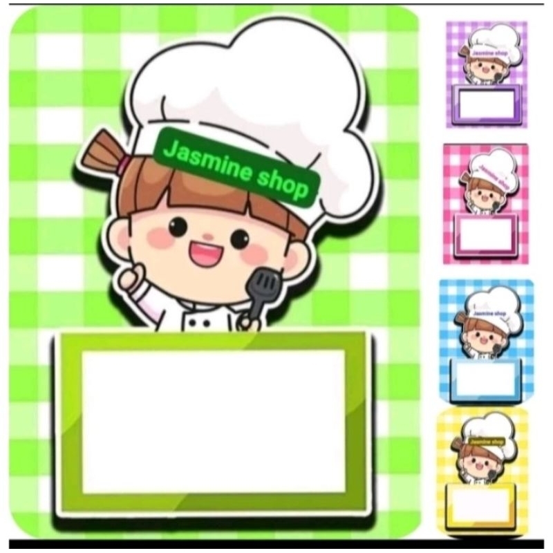 

Stiker Dapur koki lucu