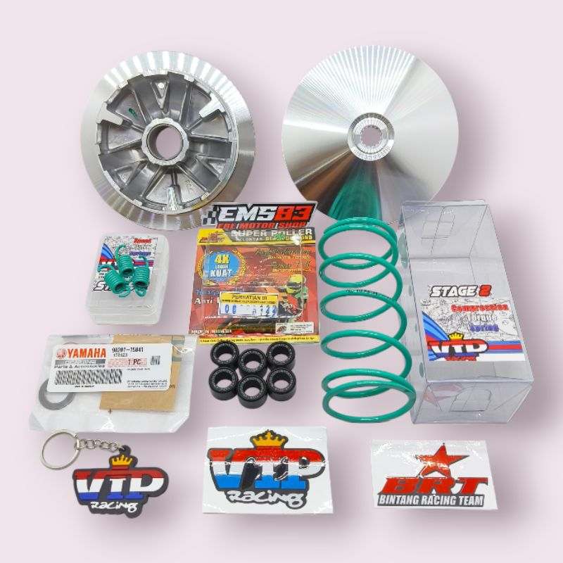 paket upgrade performance kirian cvt NMAX Aerox Old ALLL NEW ABS CONNECTED 155 lexi 125 RACING touri