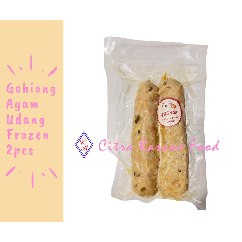 

Go Hiong / Hekeng / Ngohiong / Gohiong Ayam Udang Frozen 2pcs