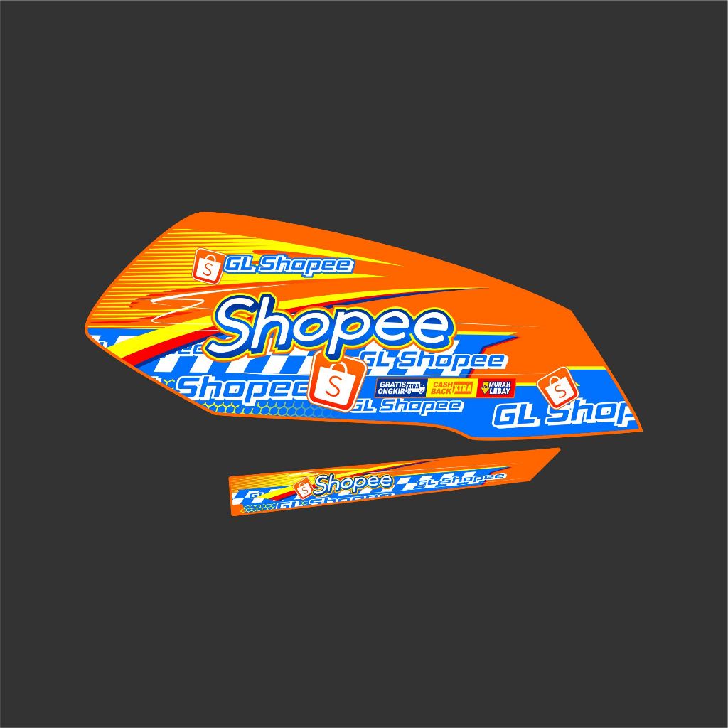STRIPING STICKER DECAL HONDA GL MAX CUSTOM