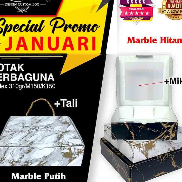 

KP8 Kotak Kado Baju Kotak Mika Marble Kotak Souvenir 25x25x7 B7