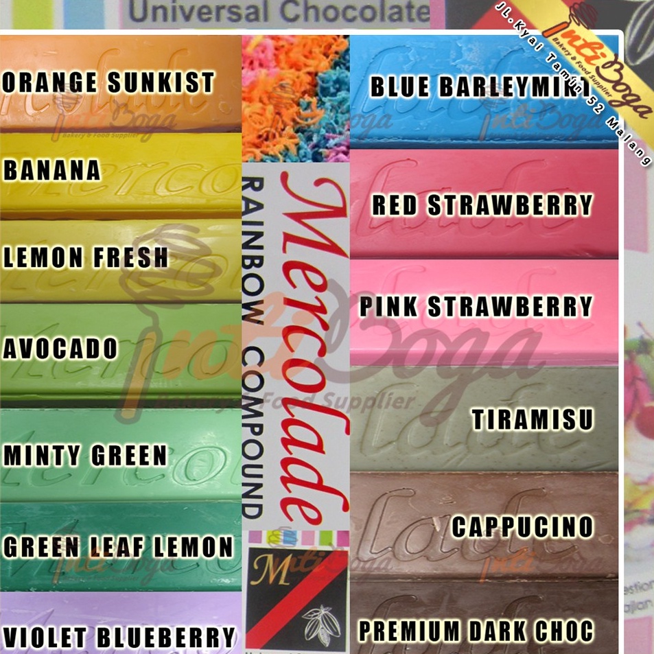 

Baru COKLAT MERCOLADE COMPOUND BATANG 47