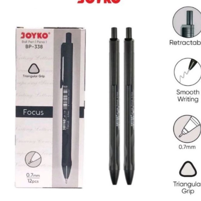 

Khusus Pulpen Joyko BP 338 Vocus 1pak12pcs