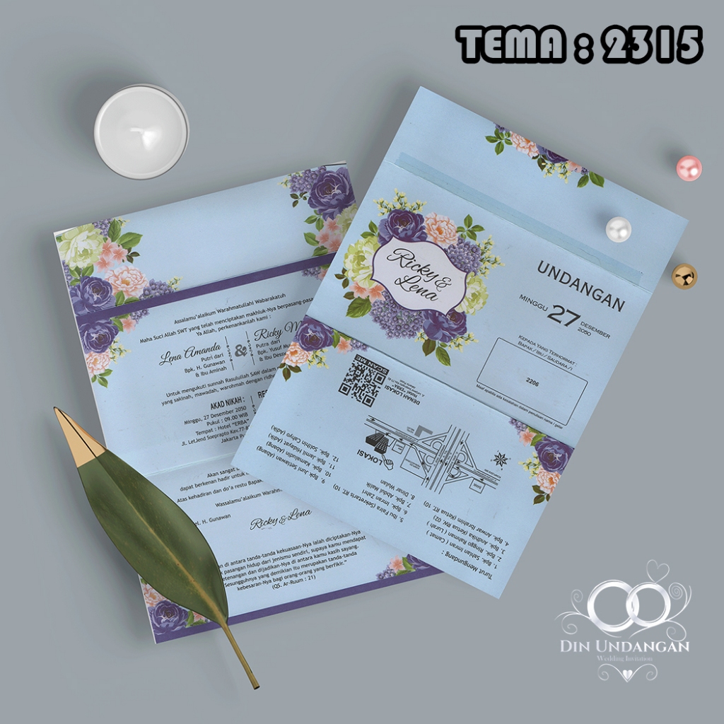 SURAT UNDANGAN ERBA TEMA 2206 LUX PREMIUM