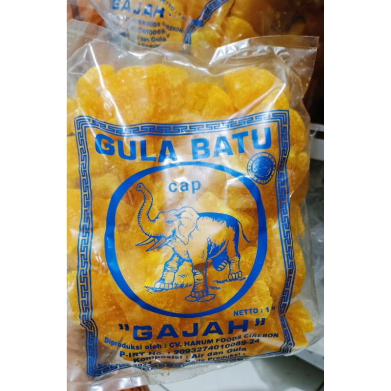 

Baru Gula Batu Khas Cirebon Kemasan 1kg Z4