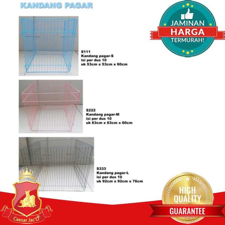 HEMAT Kandang Pagar Besi Anjing Kucing Kelinci Ayam HewanKandang Pagar Besi Anjing Kucing Kelinci Ay