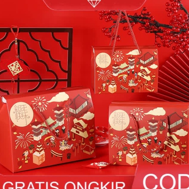

Unggul Giftbox Imlek Xinnian Kotak Kado Chinese New Year GB225