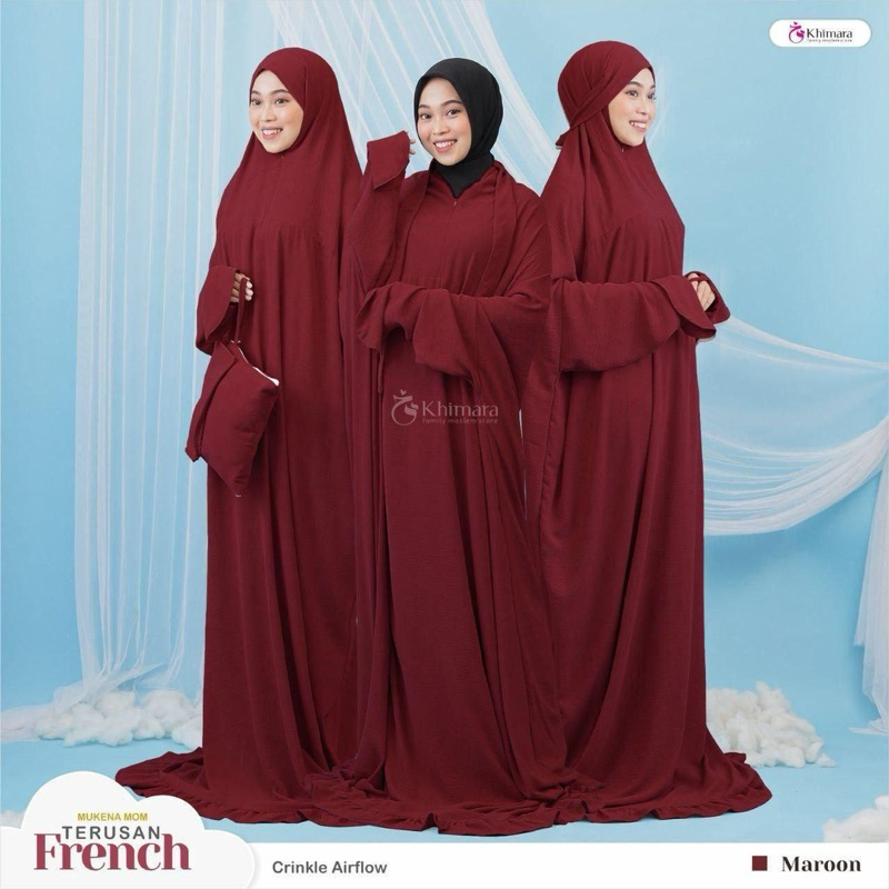 Mukena French Terusan by Khimara