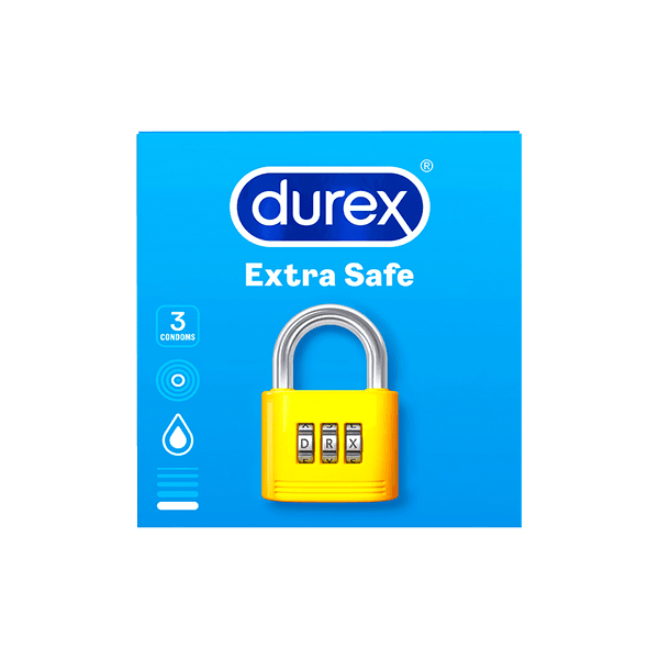Kondom Durex Extra Safe 3s