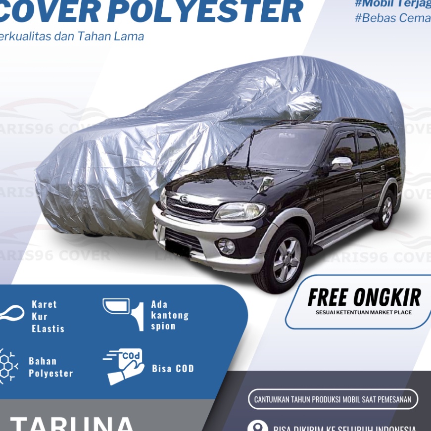 Premium Cover Mobil Taruna Short Sarung Mobil  Selimut Mantel Mobil Taruna Csx