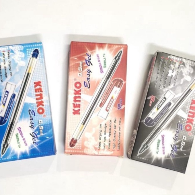 

KP8 Pulpen Kenko Easy Gel 5mm 1pak12pcs