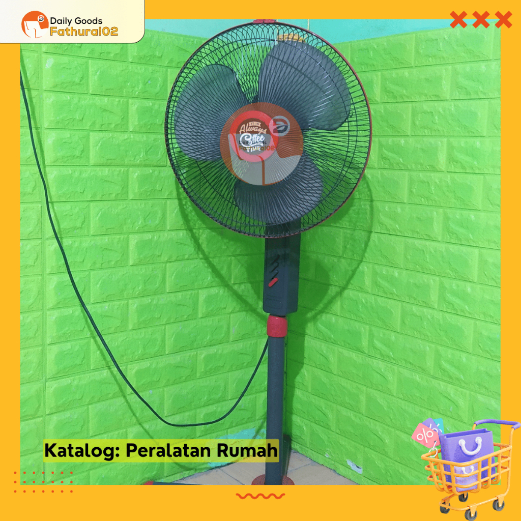 MASPION EX 160 S - Kipas Angin Besar Berdiri Stand Fan 16 Inch Hemat Listrik Second Preloved