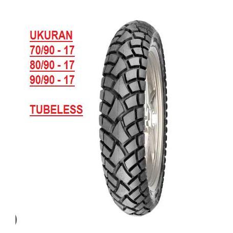 Ban Luar Motor Swallow SB117 - 70/90 - 80/90 - 90/90 ring 17 - TUBELESS  SB 117 STREETENDURO - 250 -