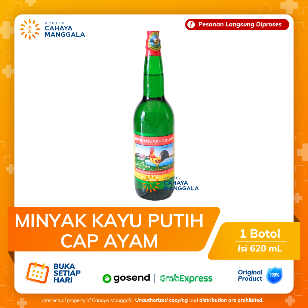 MINYAK KAYU PUTIH CAP AYAM BOTOL 620 ML