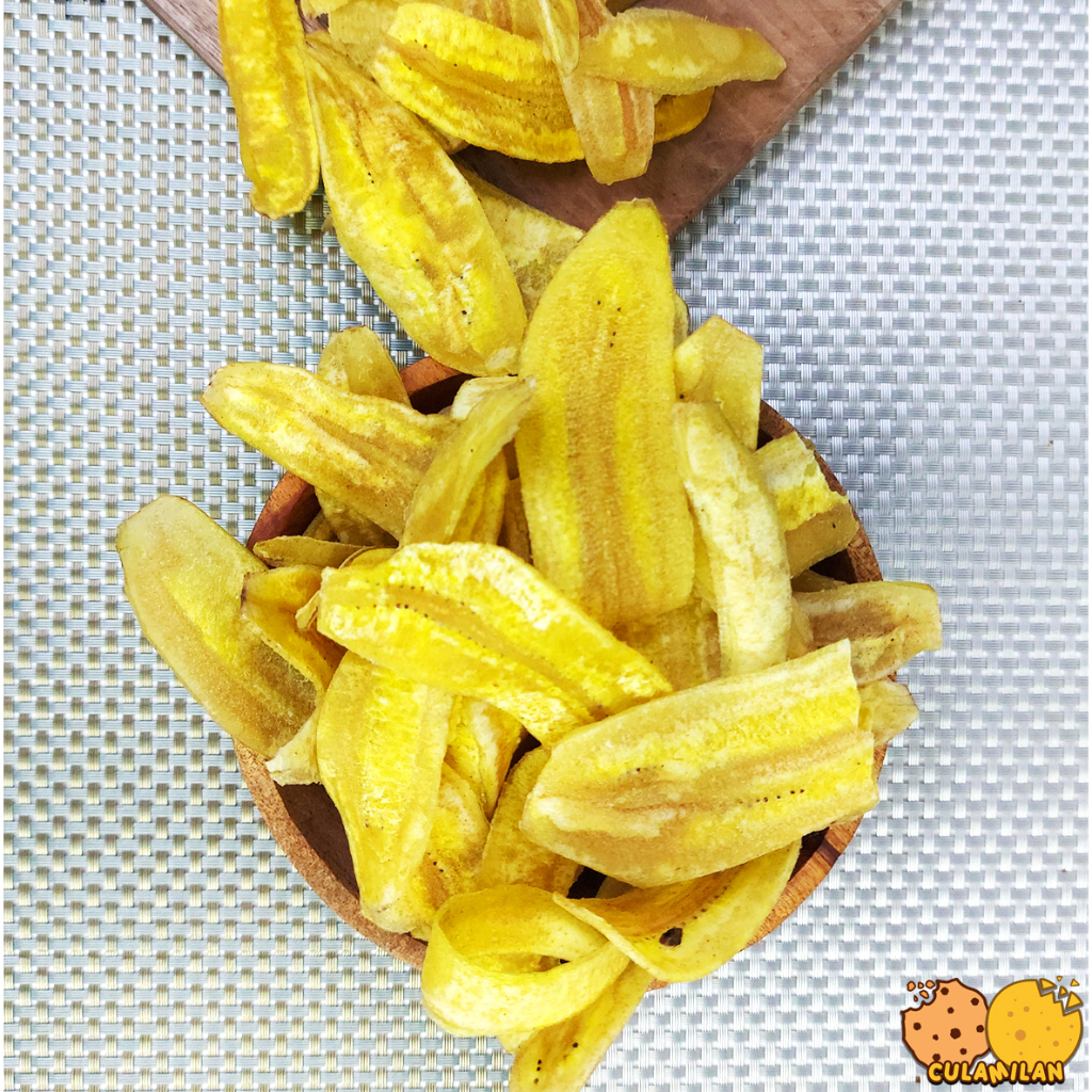 

Keripik pisang asin gurih 250gr