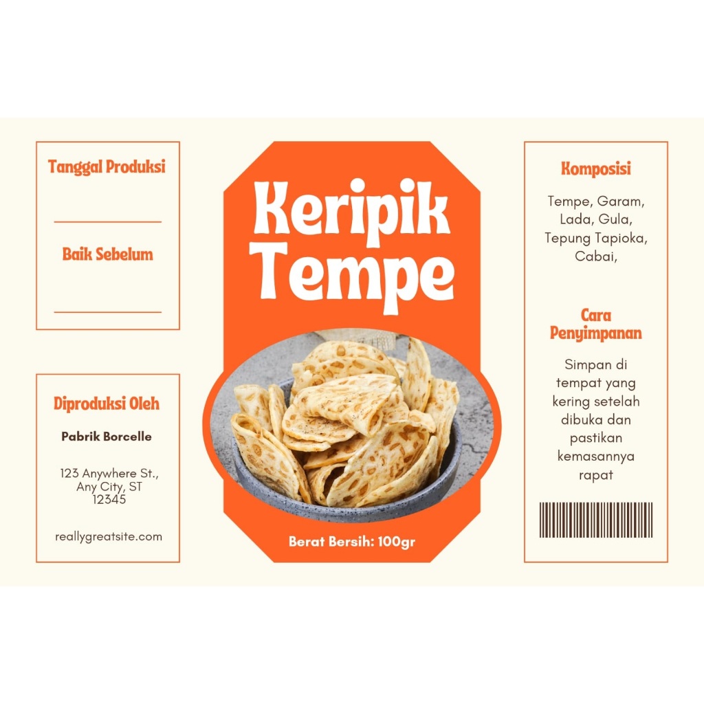 

keripik tempe kriuk