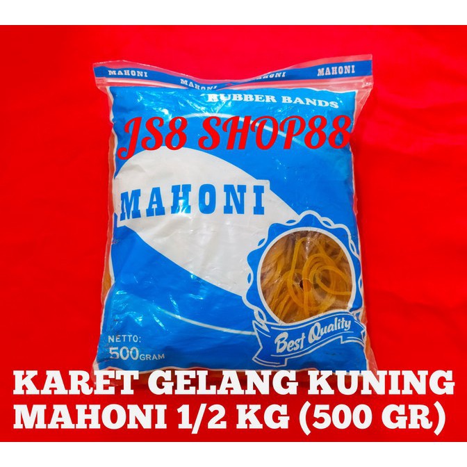 Hemat KARET GELANG MENTAH KUNING MAHONI 5GR 12 KG DIAMETER 25cm KARET GELANG 5 GR KARET BIRU MAHONI 