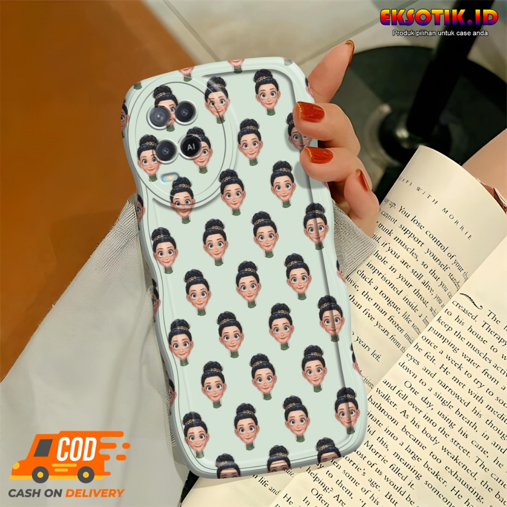 Case Oppo A54 Gelombang - Casing Oppo A54  - Silikon Oppo A54  - Softcase Oppo A54  - Kesing Oppo A5