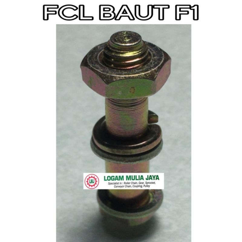 BAUT F1 F-1 BOLT NUT F 1 F1 KOPEL KOPLING FCL COUPLING FCL