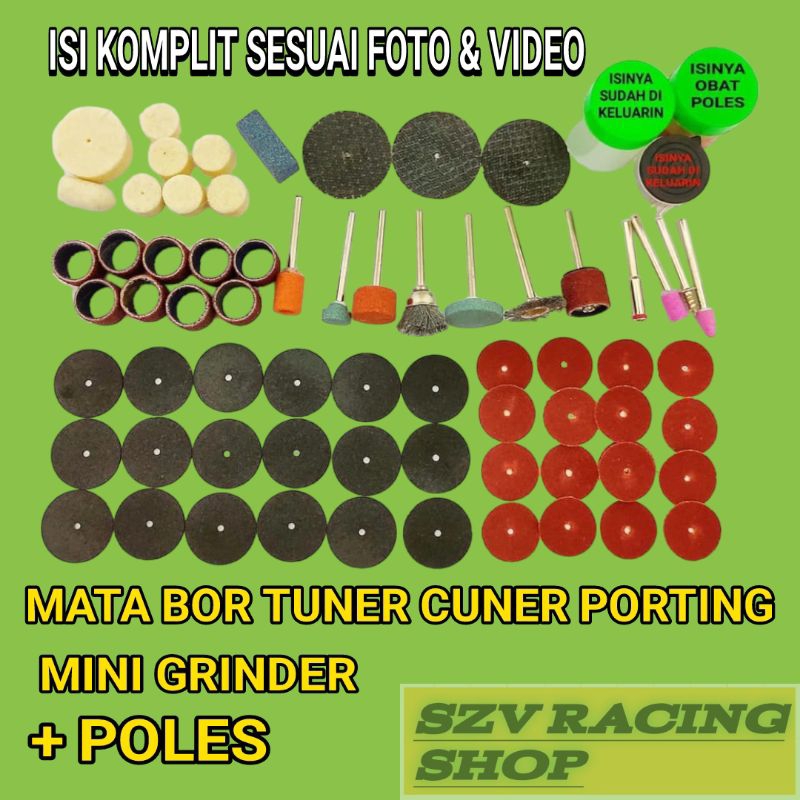 MATA BOR TUNER CUNER PORTING MINI CUTTING WHEEL MATA GERINDA MINI POLES MINI