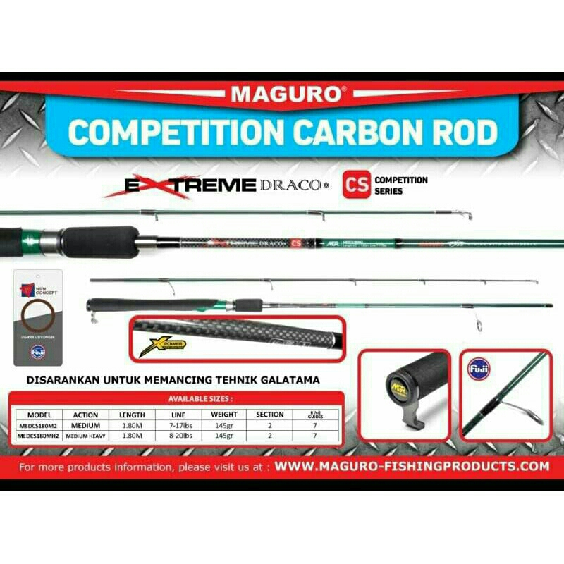 joran maguro extreme draco cs 180 cm