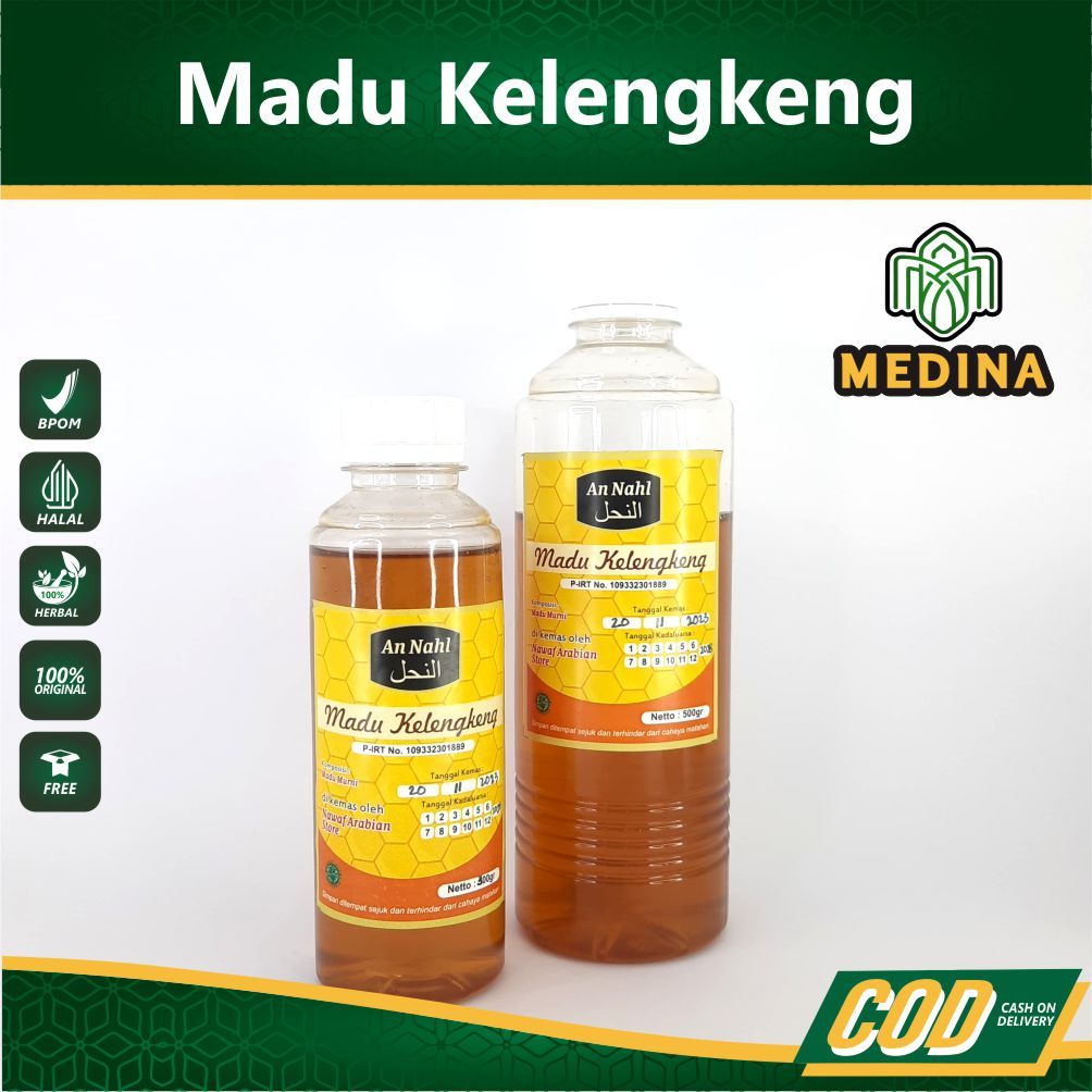 

Madu Murni Kelengkeng AN-NAHL 500gr | Madu Murni Kelengkeng AN-NAHL 300gr | ORIGINAL 100% & HALAL