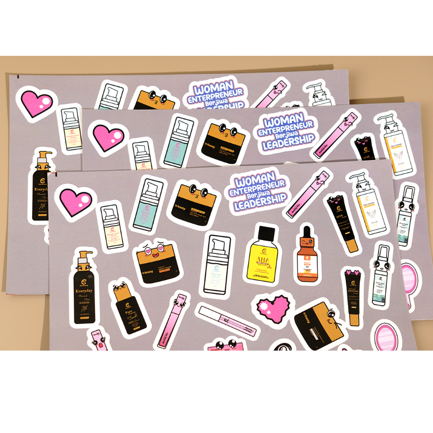 

[GIFT NOT FOR SALE] Can Beauty Stiker Produk Lucu