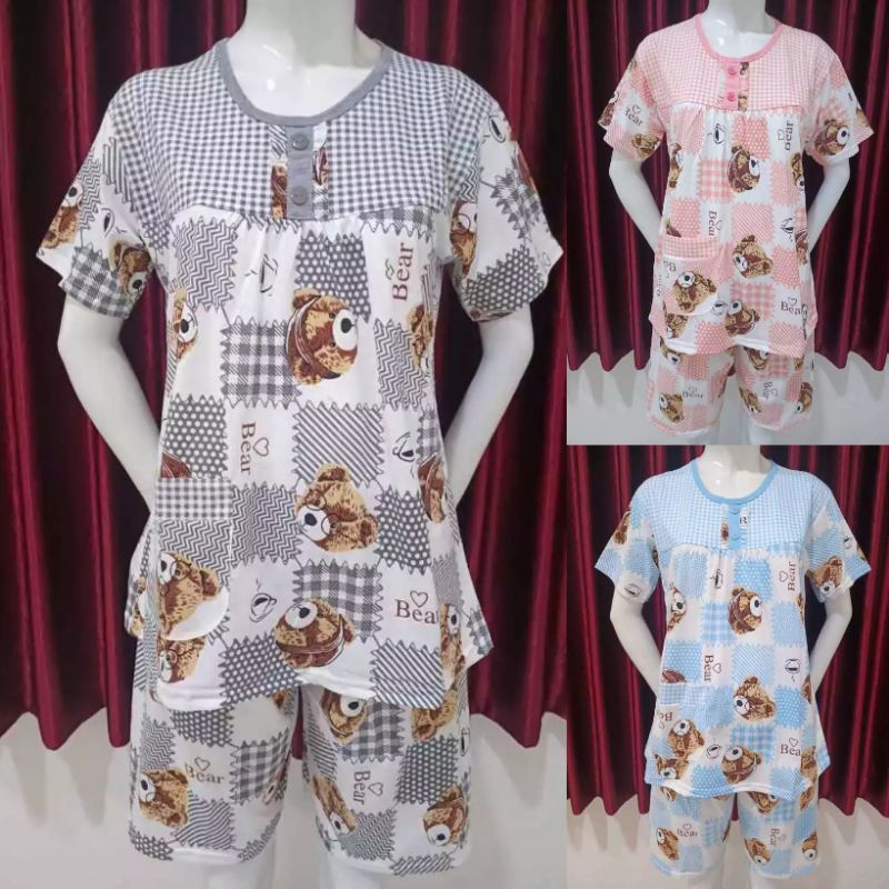 Baju tidur piyama || Bkh Baju tidur kancing Dua Variasi / Piyama wanita Dewasa