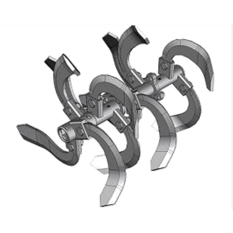 Main Rotary Blade S / Pisau S Quick Cakar Baja / Cacah Bumi