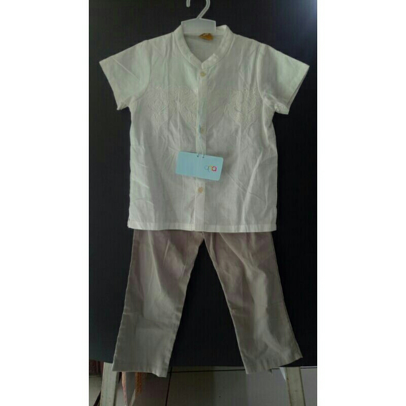 kemeja koko QNA Lengan pendek