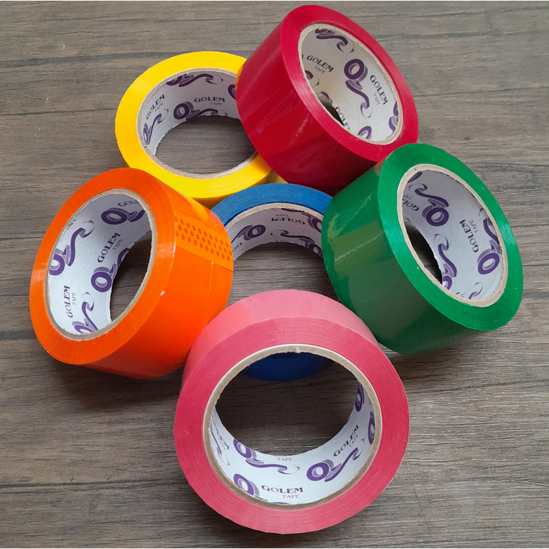 

Lakban Warna GOLEM Tape FULL (45mm/48mm 90y)