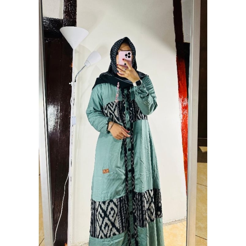 DAILY DRESS TENUN MARWA WARDAH SERIES BY FAREECHA.ID TERBARU_GAMIS TENUN TERBARU_GAMIS FAREECHA TERB